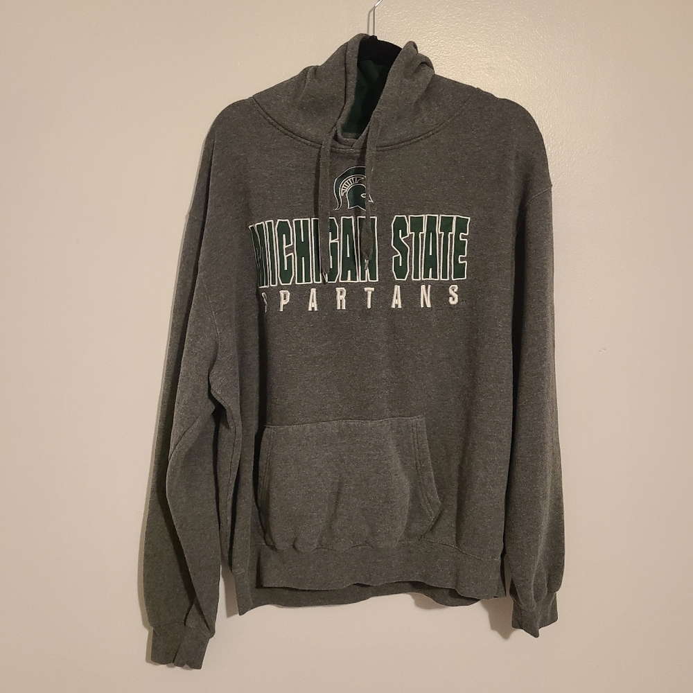 Campus Heritage Michigan State Spartans Gray‎ Hoodie XL